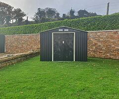 Store your motorbike - *|* HIGH QUALITY - STEEL GARDEN SHEDS FOR SALE *|* - Image 5/10