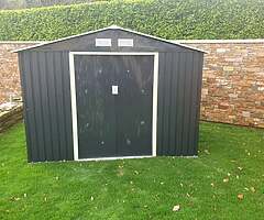 Store your motorbike - *|* HIGH QUALITY - STEEL GARDEN SHEDS FOR SALE *|* - Image 6/10