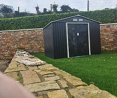 Store your motorbike - *|* HIGH QUALITY - STEEL GARDEN SHEDS FOR SALE *|* - Image 7/10