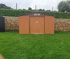 Store your motorbike - *|* HIGH QUALITY - STEEL GARDEN SHEDS FOR SALE *|* - Image 8/10