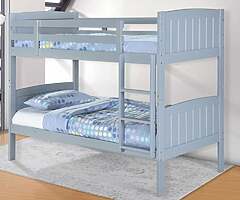 Single Wooden Bunk Bed with opt Mattress Available- Cash On delivery