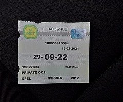12 Opel Insignia NCT 09/22, CHEAP Tax €200, 286km - Image 5/10