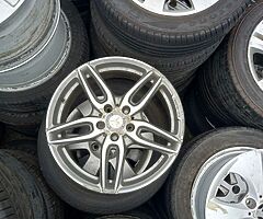Mercedes 18s genuine AMG alloy wheels for sale - Image 1/4