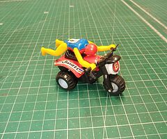 Classic NOS ATC 3 wheeler pullback toy trike in blue or silver