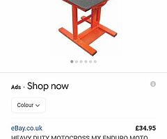 Motorcross bike stand