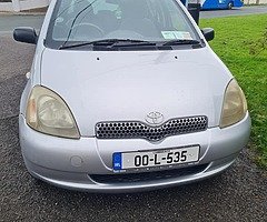 Toyota Yaris 2000 Tax and Nct'd