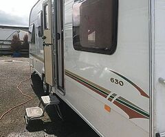 Eddie avante 6birth twin axle caravan in excellent condition completed with awning and extras
