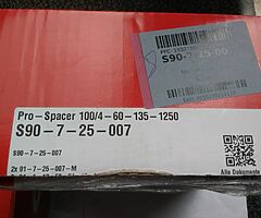 25mm EIBACH 4x100 RENAULT NISSAN WHEEL SPACERS CLIO MEGANE MICRA FOR ALLOYS WHEELS STANCE - Image 7/8