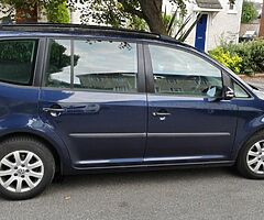 Vw touran 7 seats 1.6 diesel Bluemotion technology, 1 owner, 81 k miles