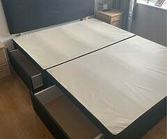 Brand new divan bed frame with opt mattress and drawers available - Fast free delivery !!!