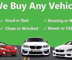 ALL TYPES OF VANS AND JEEPS BOUGHT FOR CASH