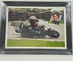 RON HASLAM - JPS Norton Framed Print Isle of Man TT UGP BSB WSB MOTOgp NW200 Joey Dunlop UGP - Image 3/3