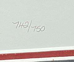 CARL FOGARTY RAY GOLDSBROUGH LIMITED PRINT - "THE ONE & ONLY" ORIGINAL SIGNATURE Isle of Man TT - Image 3/5