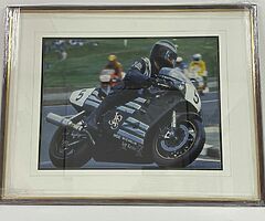 TREVOR NATION - JPS Norton Framed Print Isle of Man TT UGP BSB WSB MOTOgp NW200 Joey Dunlop UGP