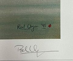 ORIGINAL & LIMITED ROD ORGAN Print No:491/500 WAYNES WORLD Isle of Man TT Joey Dunlop - Image 4/5