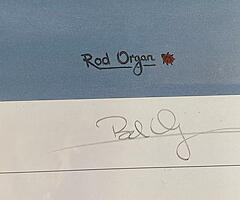 ORIGINAL & LIMITED ROD ORGAN PRINT Clash of the Titans No 480/850 Isle of Man TT BSB WSB Hislop - Image 6/7