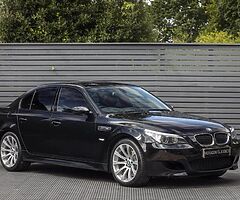 Black BMW e60