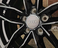 Audi RS6 style alloy wheels - 5x112 - Black