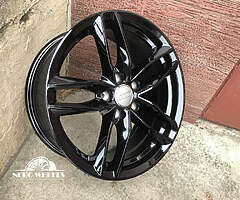 Audi RS6 style alloy wheels - 5x112 - Black