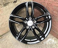 Audi RS6 style alloy wheels - 5x112 - Black - Image 3/3