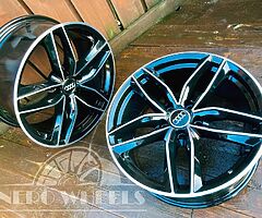 Audi RS6 style alloy weels 5x112 - Image 4/7
