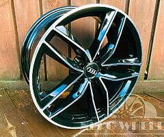 Audi RS6 style alloy weels 5x112 - Image 5/7