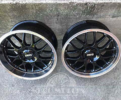 Staggered BBS BM style alloys 5x120 - Image 4/8