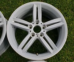 18" GENUINE BMW 1 SERIES M SPORT ALLOYS E87 E88 E81 E82 135i 5x120pcd WHEELS E36 E46 Z3 Z4