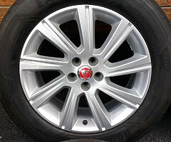 IMMACULATE 18" GENUINE JAGUAR E PACE (2018) ALLOYS GOODYEAR EAGLE F1 TYRES 5x108 WHEELS VOLVO XC90 - Image 3/10