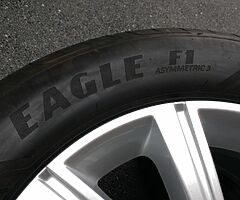 IMMACULATE 18" GENUINE JAGUAR E PACE (2018) ALLOYS GOODYEAR EAGLE F1 TYRES 5x108 WHEELS VOLVO XC90 - Image 8/10