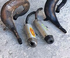 Kx 125 94-98 exhaust 2002 cbr600f end can