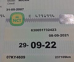 Nissan micra with new NCT - Image 9/9