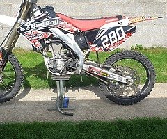 Crf250 twinpipe
