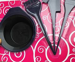 Hair dye set free