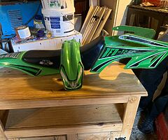 Plastic for a pit bike