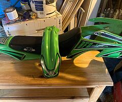 Plastic for a pit bike