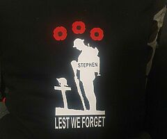 Lest we forget pillow