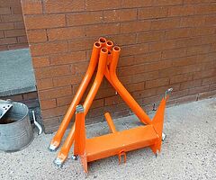 Stand for a bell cement mixer