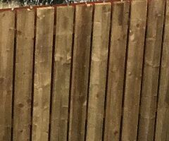 New fence boards
