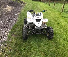 Quadzilla pro shark with safety gear