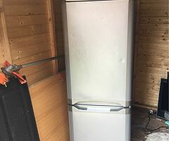Silver fridge freezer