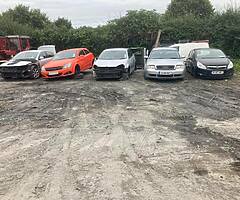 All cars for breaking