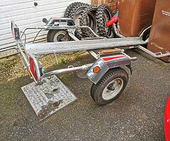 Single Motorbike trailer