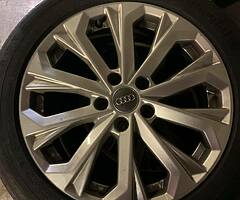 Audi A4 17 inch alloys with tyres