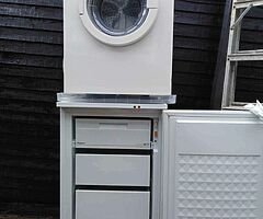 Tumble dryer.and freezer