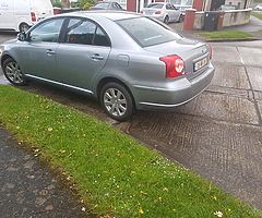 Toyota avens 2l disel no nct no tax low tax 390