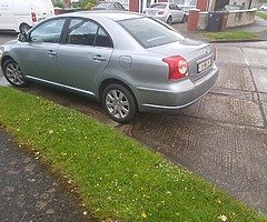 Toyota avens 2l disel no nct no tax low tax 390