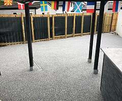Beautiful resin bound surfacing