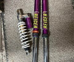 Reiger forks & back shock