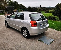 Tayota corola 04 1.4 petrol, manual